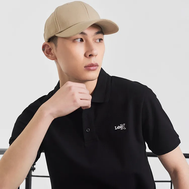 Lee Polo Shirts Men Black-5