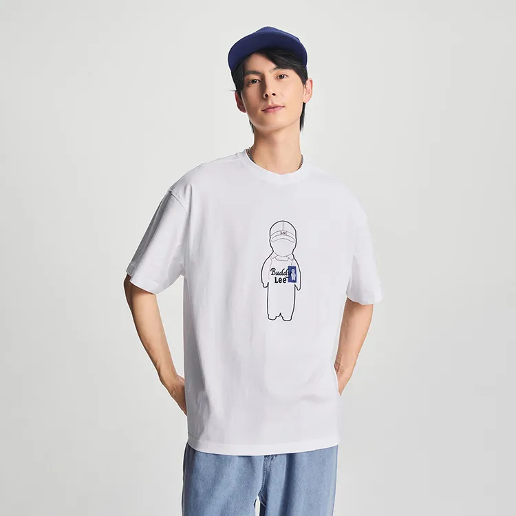 Lee T Shirts Unisex White-5
