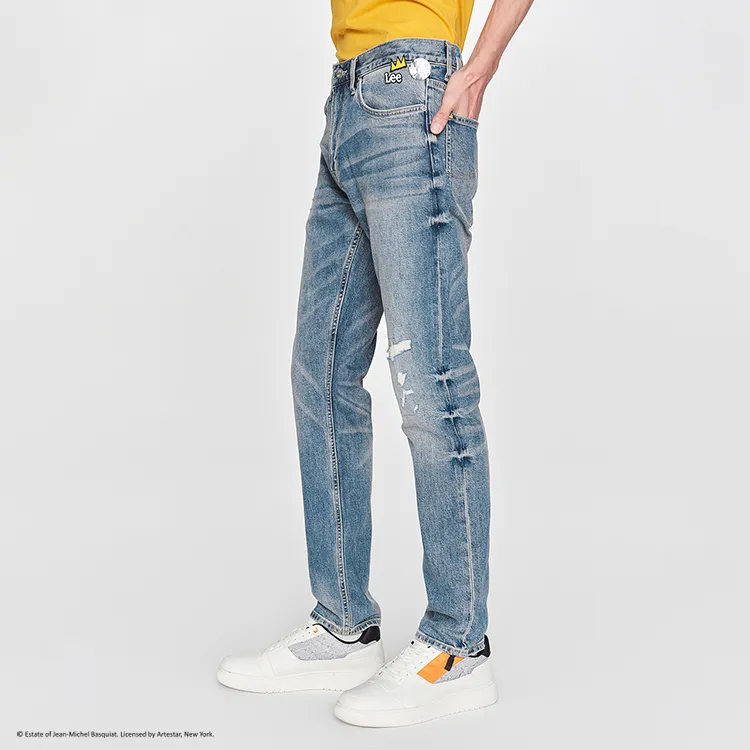 Lee Jeans Men Medium Light Blue-5