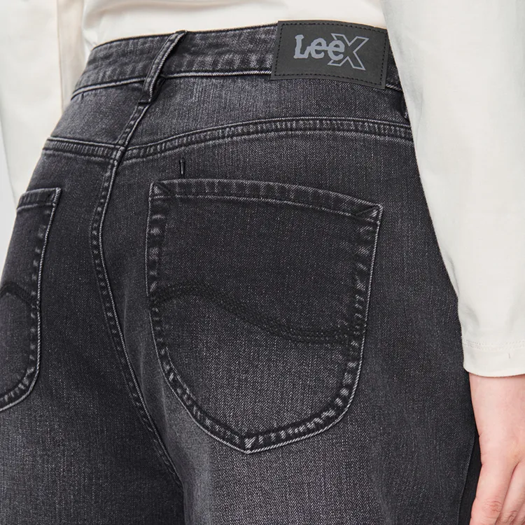 Lee SS25 Jeans Women's Black Gray Color-6