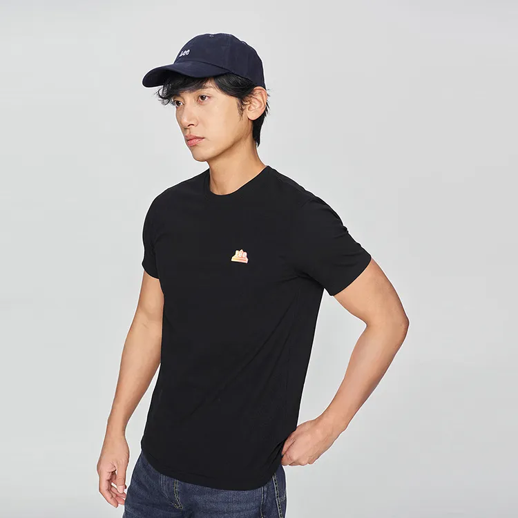 Lee T Shirts Men Black-4
