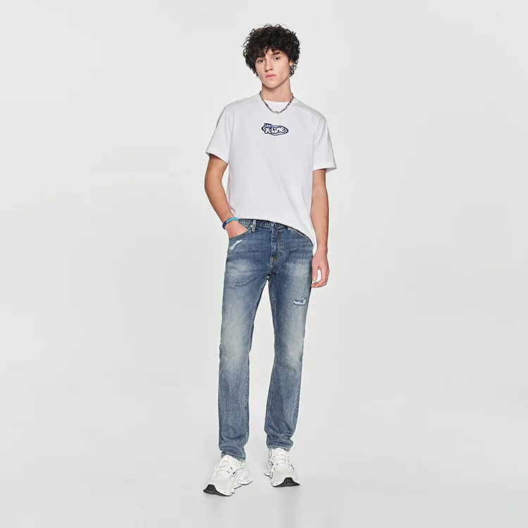 Lee Jeans Men Medium Light Blue-3