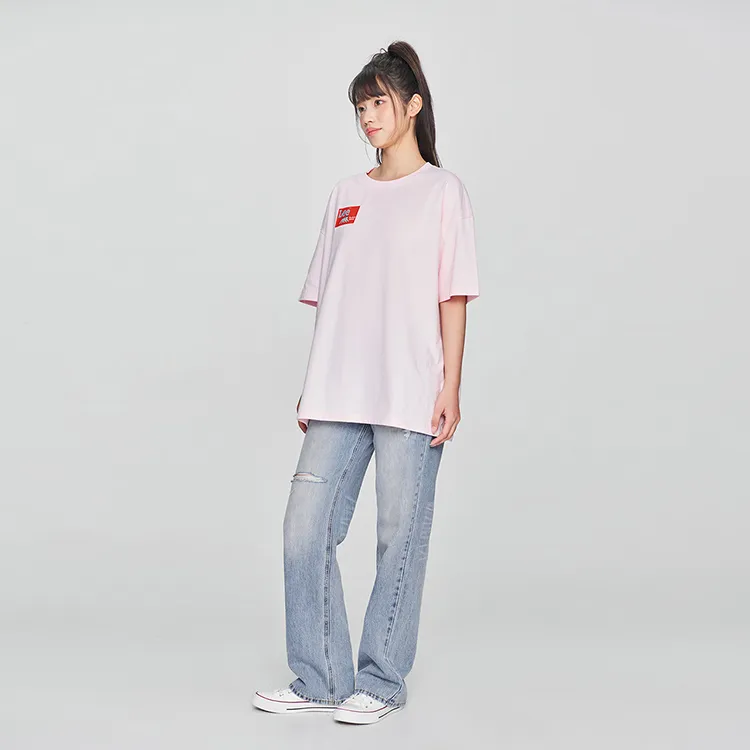 Lee T Shirts Women's Pink-2