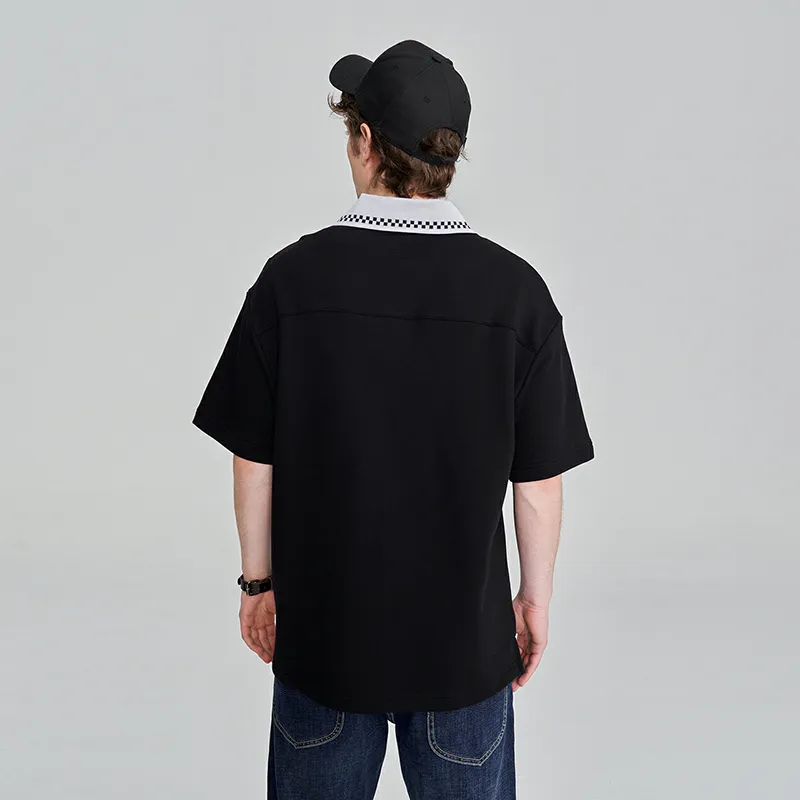 Lee Xline Polo Shirts Unisex Black-6