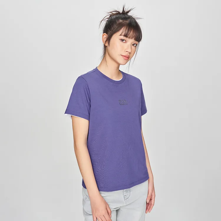 Lee T Shirts Women's Purple-5