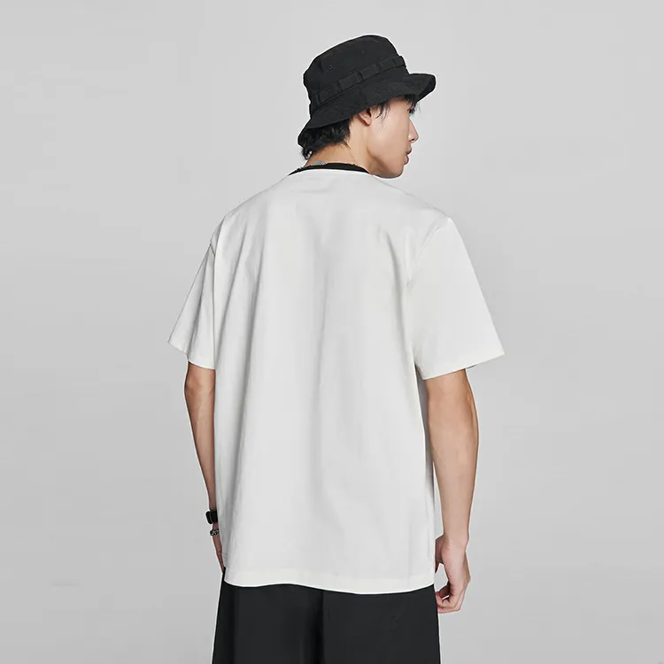 Lee Little Liu Duck Co branded Model T Shirts Men Ecru-3