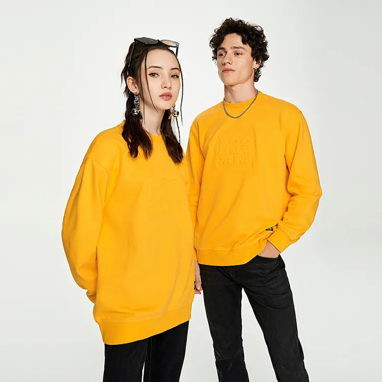 Lee Xline Sweatshirts Unisex Yellow-3