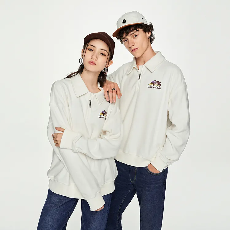 Lee Xline Sweatshirts Unisex White-2