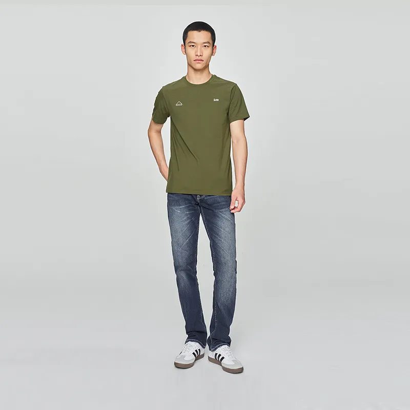 Lee T Shirts Men Olive Green-2
