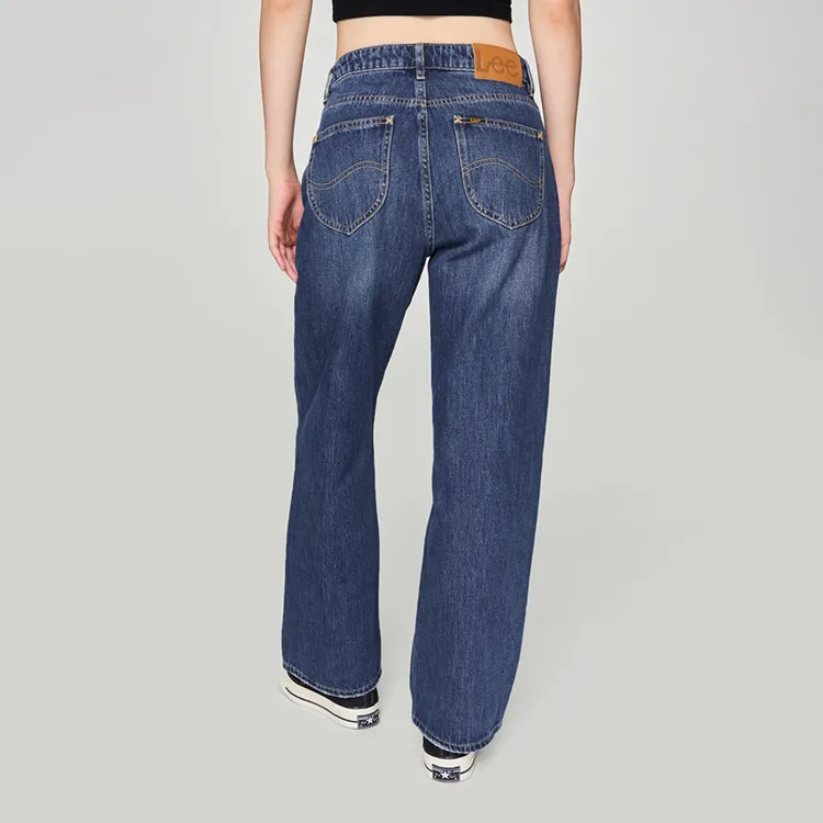 Lee FW24 Jeans Women's Medium Dark Blue-4