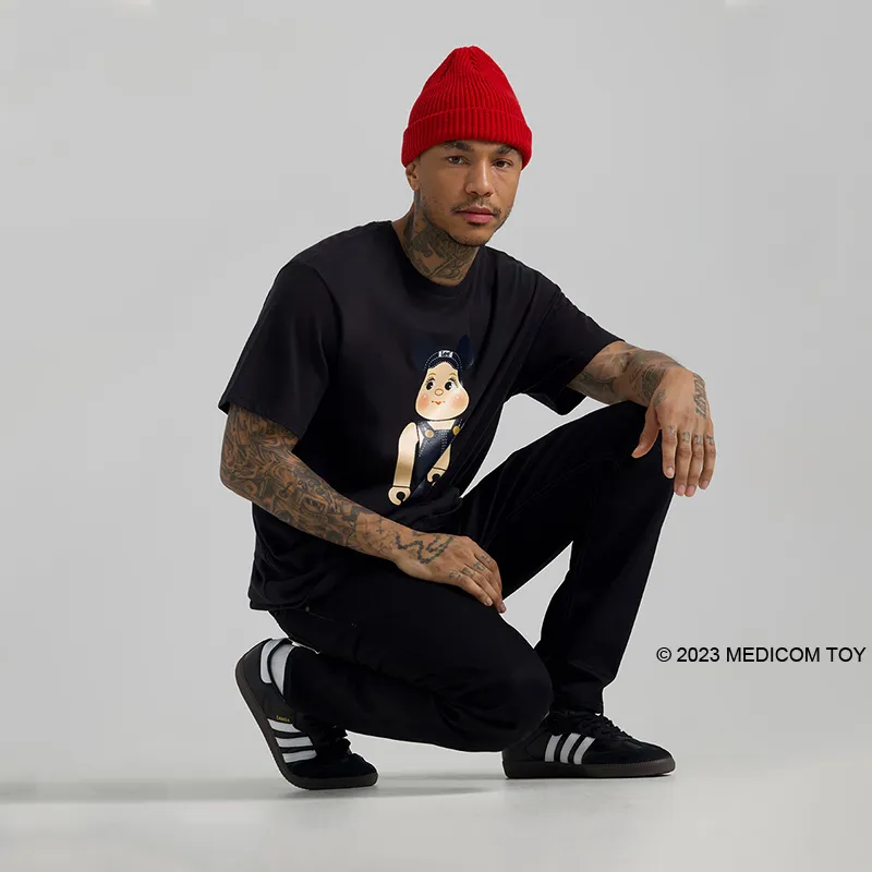 Be@rbrick X Lee T Shirts Men Black-6