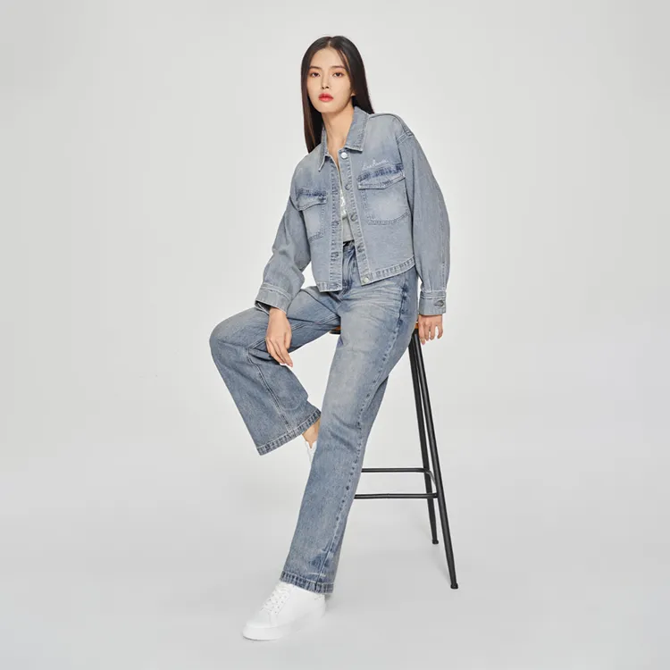 Lee SS25 Coat Women's Light Blue-1