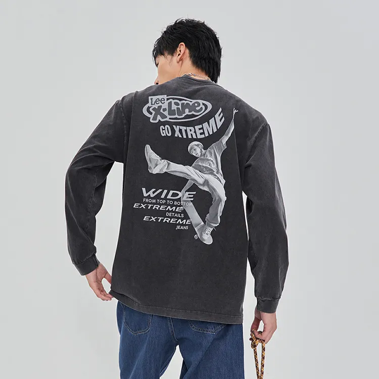 Lee Xline T Shirts Men Black-2