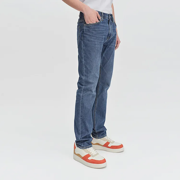 Lee Jeans Men Medium Dark Blue-6
