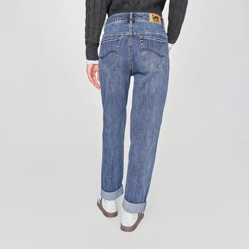 Lee SS23 Jeans Women's Medium Light Blue-5