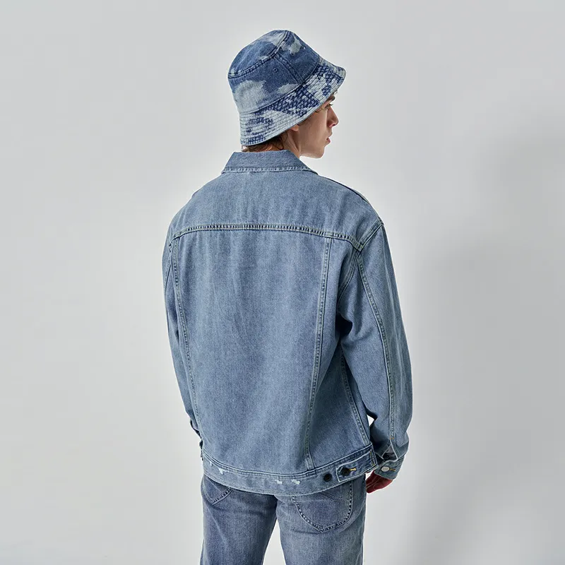 Lee Xline Denim Jackets Unisex Light Blue-4