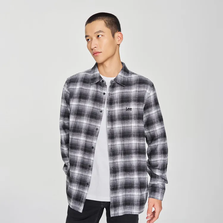 Lee Shirts Men Black-4