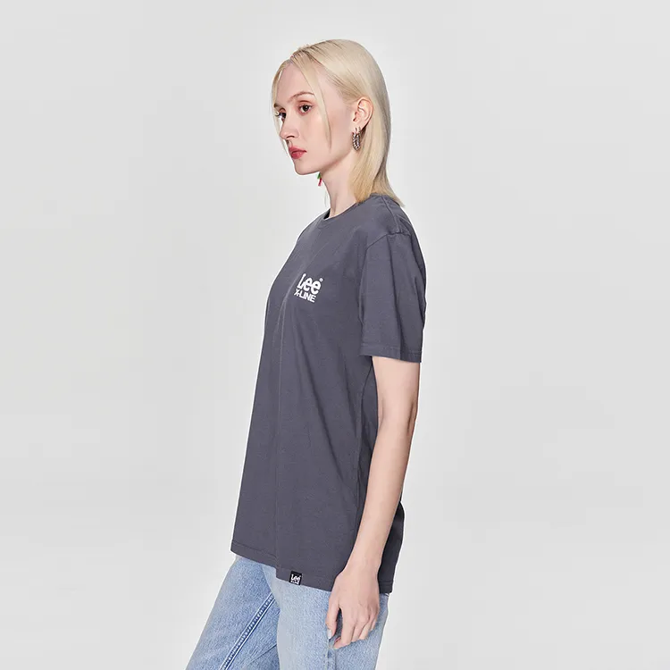 Lee T Shirts Unisex Gray-3