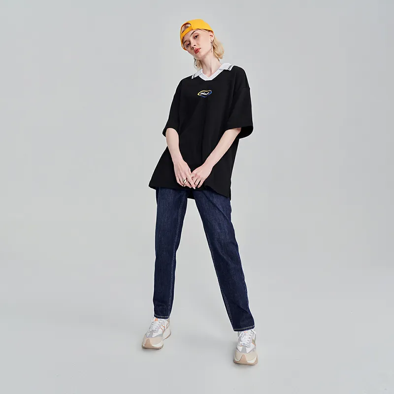 Lee Xline Polo Shirts Unisex Black-3