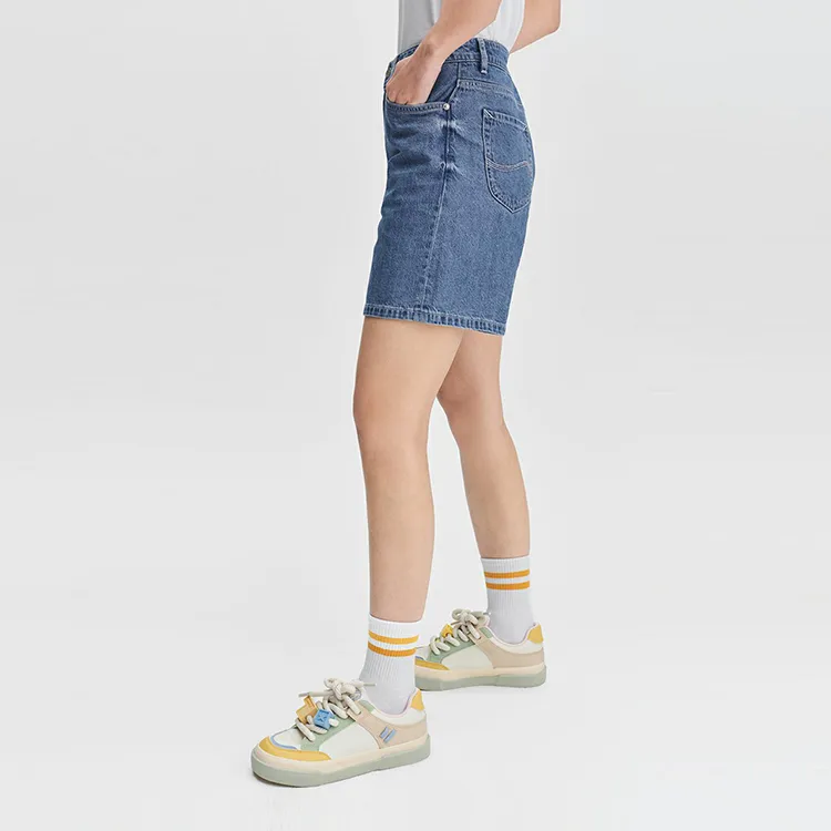 Lee Denim Shorts Women's Medium Blue-2