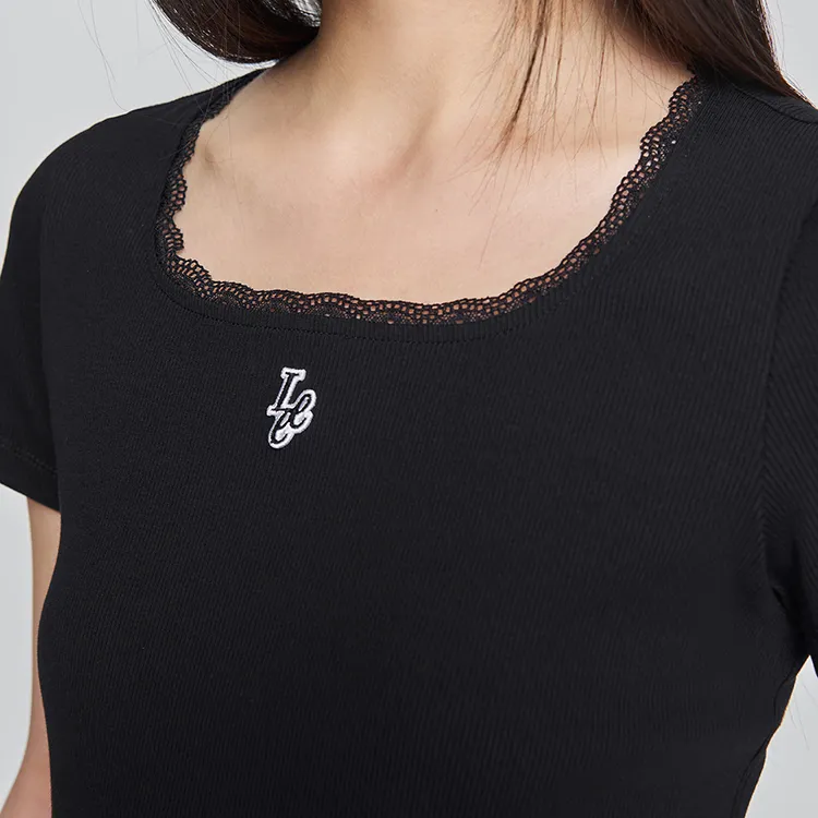 Lee T Shirts Women's Black-5