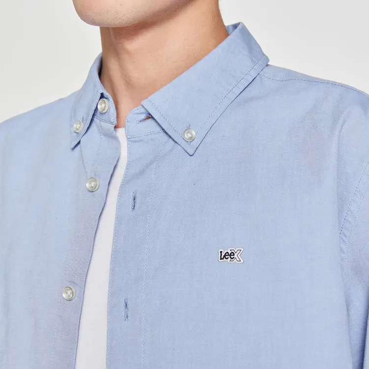 Lee SS25 Shirt Men's Oxford Blue-2