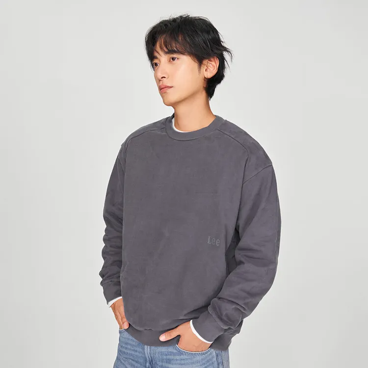 Lee FW24 Sweatshirt Men's Iron Gray-4
