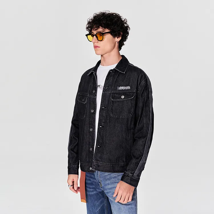 Lee Xline Denim Jackets Men Black-3