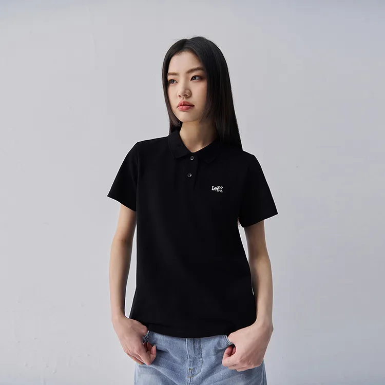 Lee SS25 Polo Shirt Women's Black-5