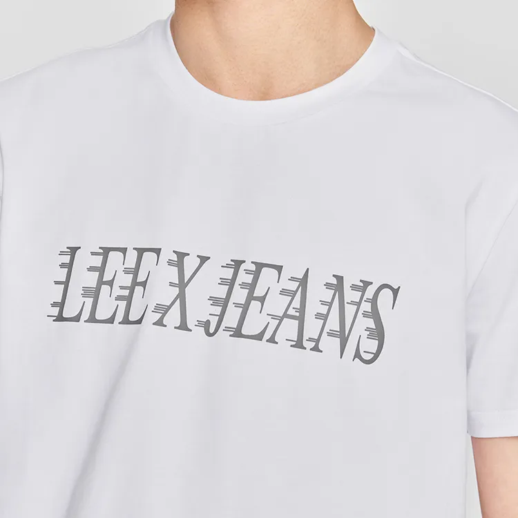 Lee T Shirts Men White-3