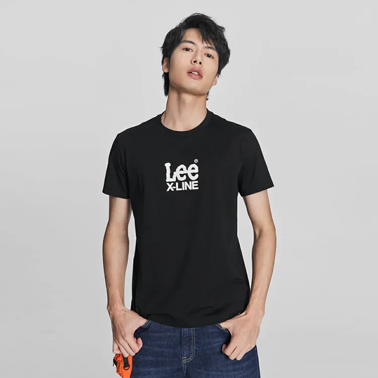 Lee T Shirts Men Black-4