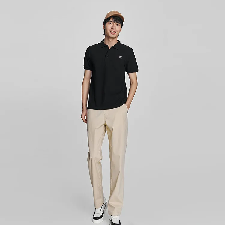 Lee Polo Shirts Men Black-4