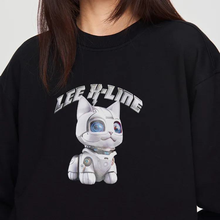 Lee FW24 Sweatshirt Unisex Black-6