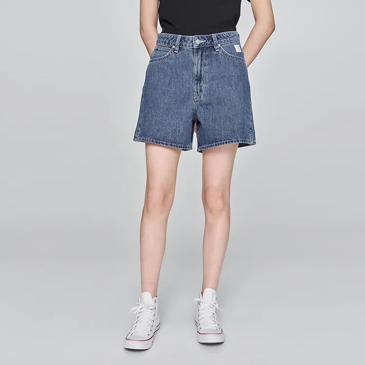 Lee Denim Shorts Women's Medium Blue-3