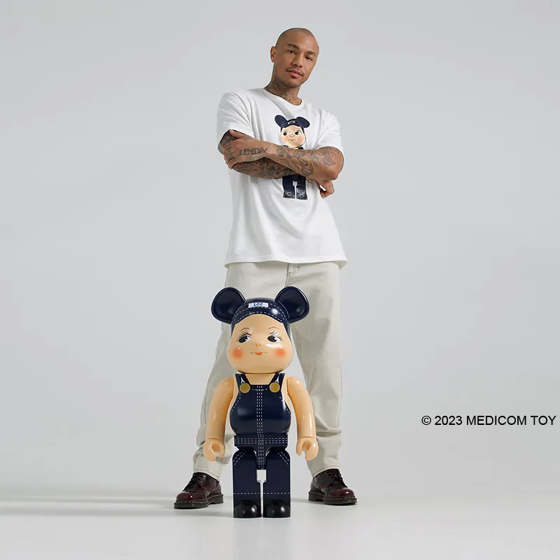 Be@rbrick X Lee T Shirts Men White-5
