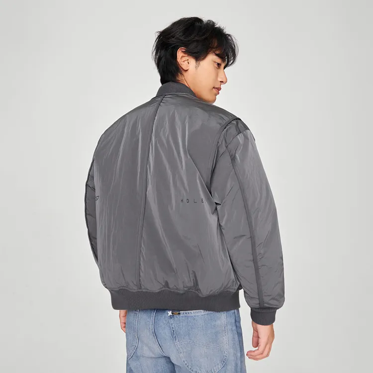 Lee FW24 Down Jacket Men's Iron Gray-6