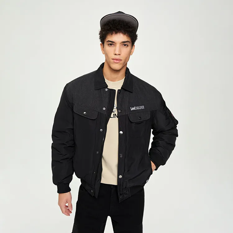 Lee Xline Down Jackets Men Black-7