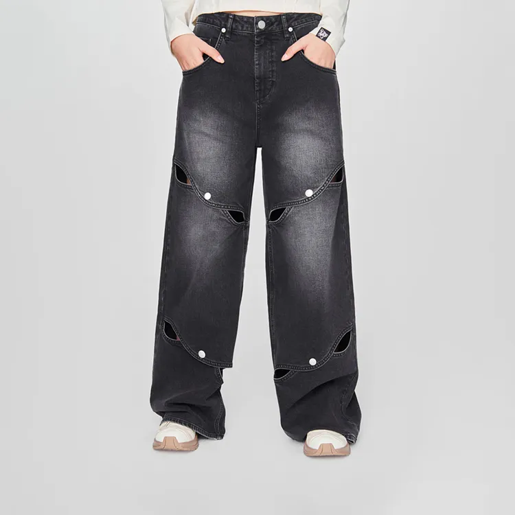 Lee SS25 Jeans Women's Black Gray Color-3
