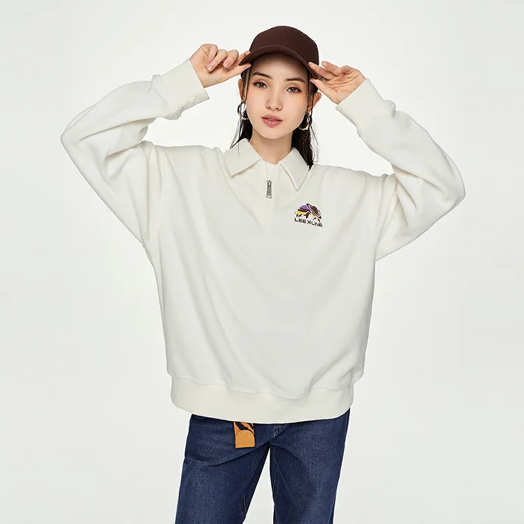Lee Xline Sweatshirts Unisex White-7