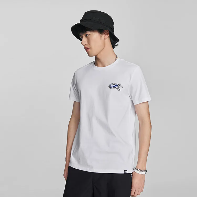 Lee T Shirts Men White-5
