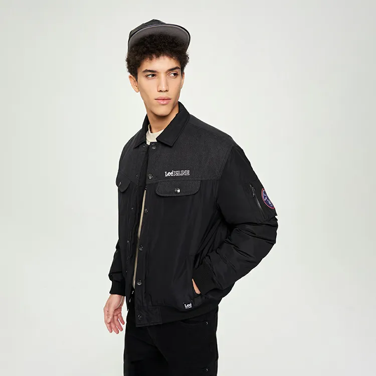Lee Xline Down Jackets Men Black-8