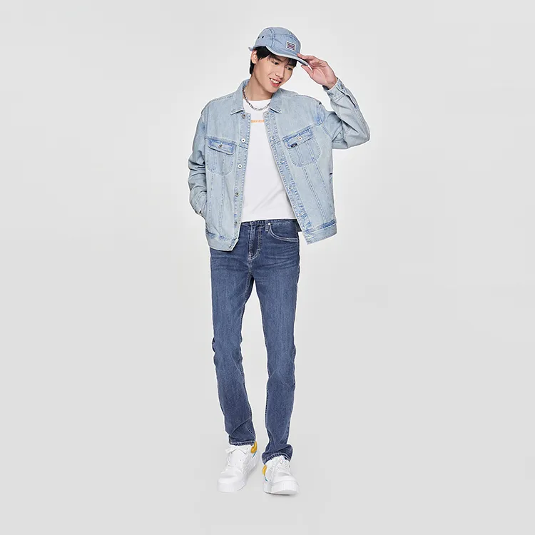 Lee Denim Jackets & Coats Men's Light Blue-4