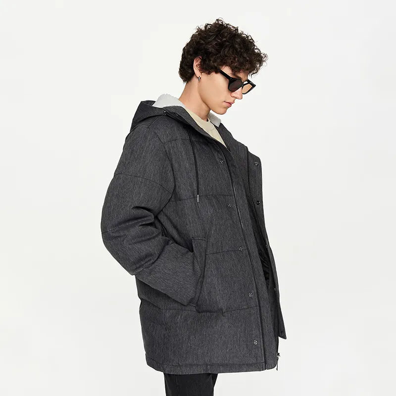 Lee Xline Down Jackets Men Black Gray Color-5
