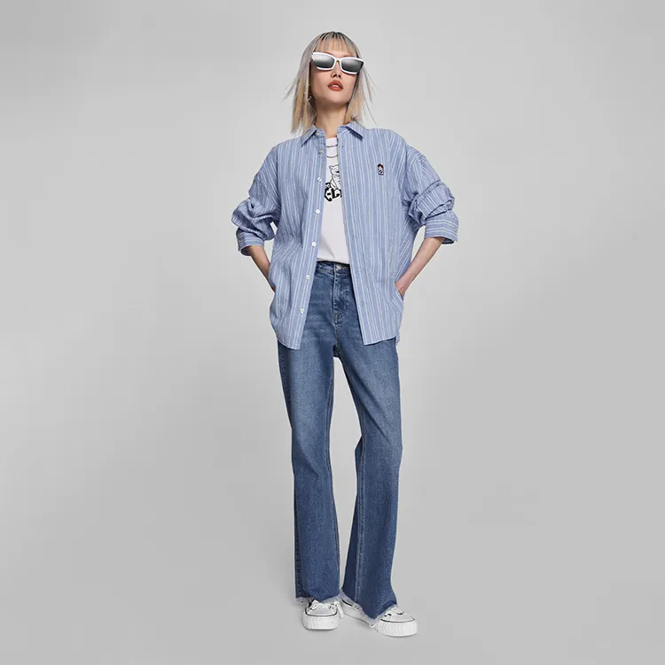 Lee Xline Shirts Unisex Blue-6
