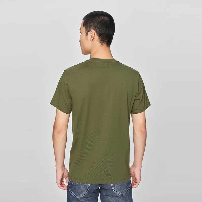 Lee T Shirts Men Olive Green-5