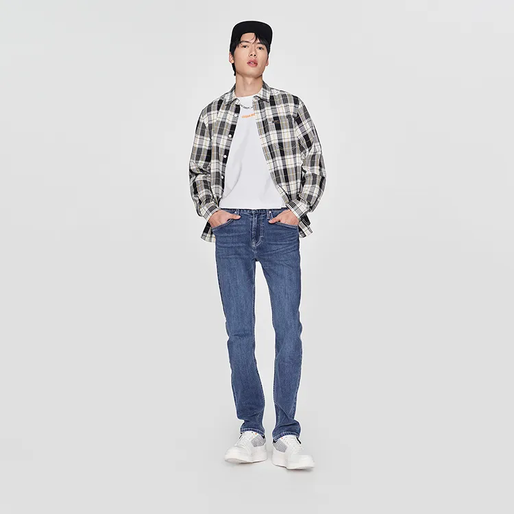 Lee Jeans Men Medium Blue-2