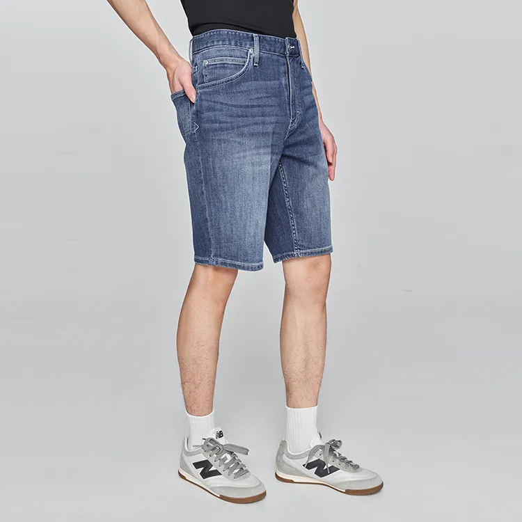Lee Denim Shorts Men Medium Blue-4