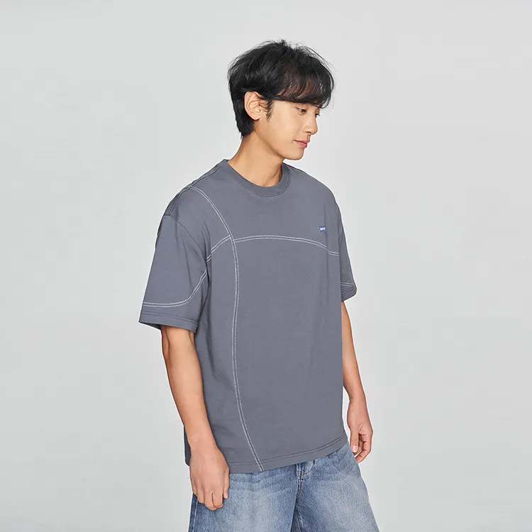 Lee T Shirts Men Iron Gray-4