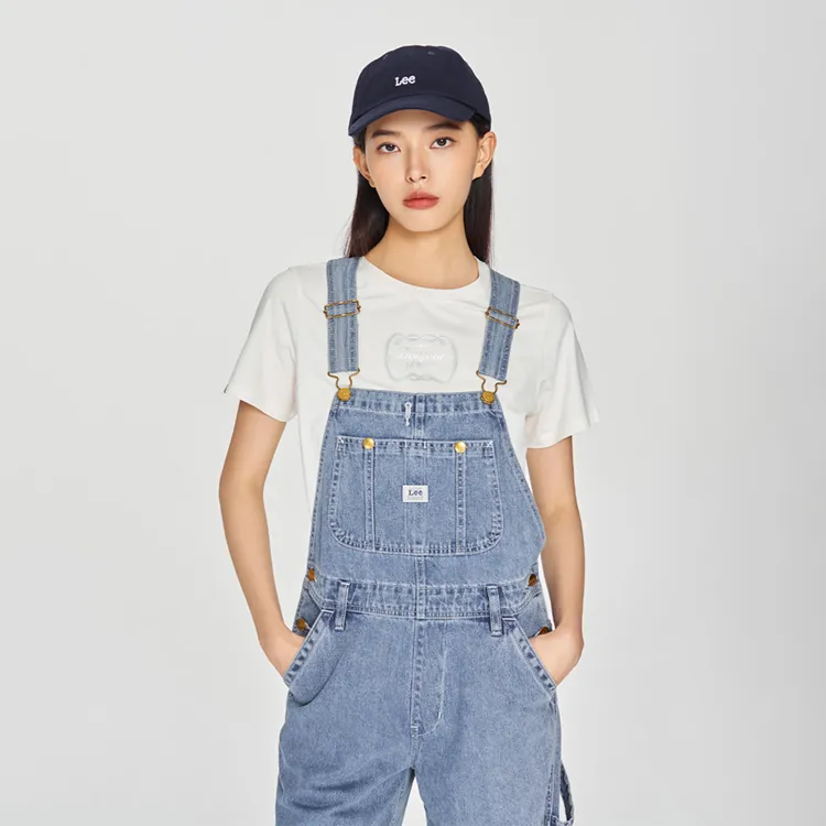 Lee Overalls Women's Medium Light Blue-4