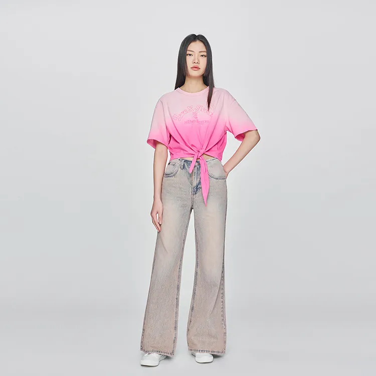 Lee T Shirts Women's Pink-2